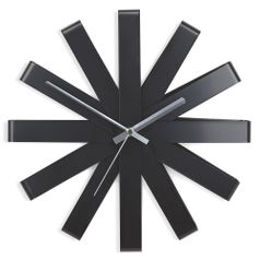 Часы настенные Ribbon (Черный)