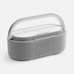 Колонка с часами и беспроводной зарядкой Veske ver.2 (серый)