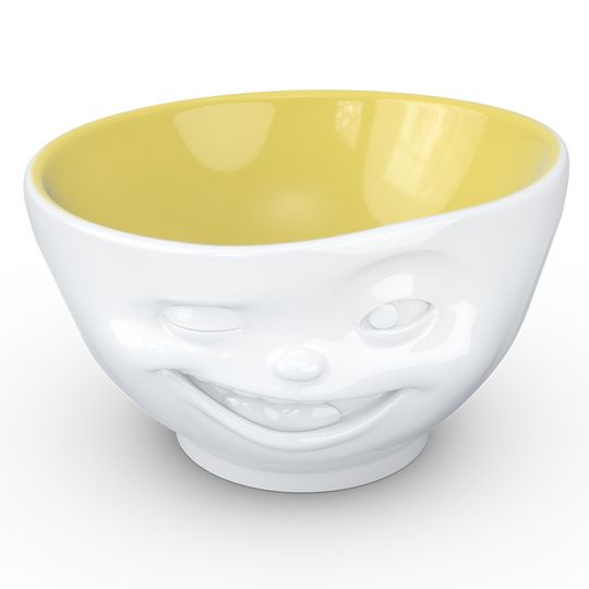 Чаша Tassen Winking (500 мл) (Белый с желтым)