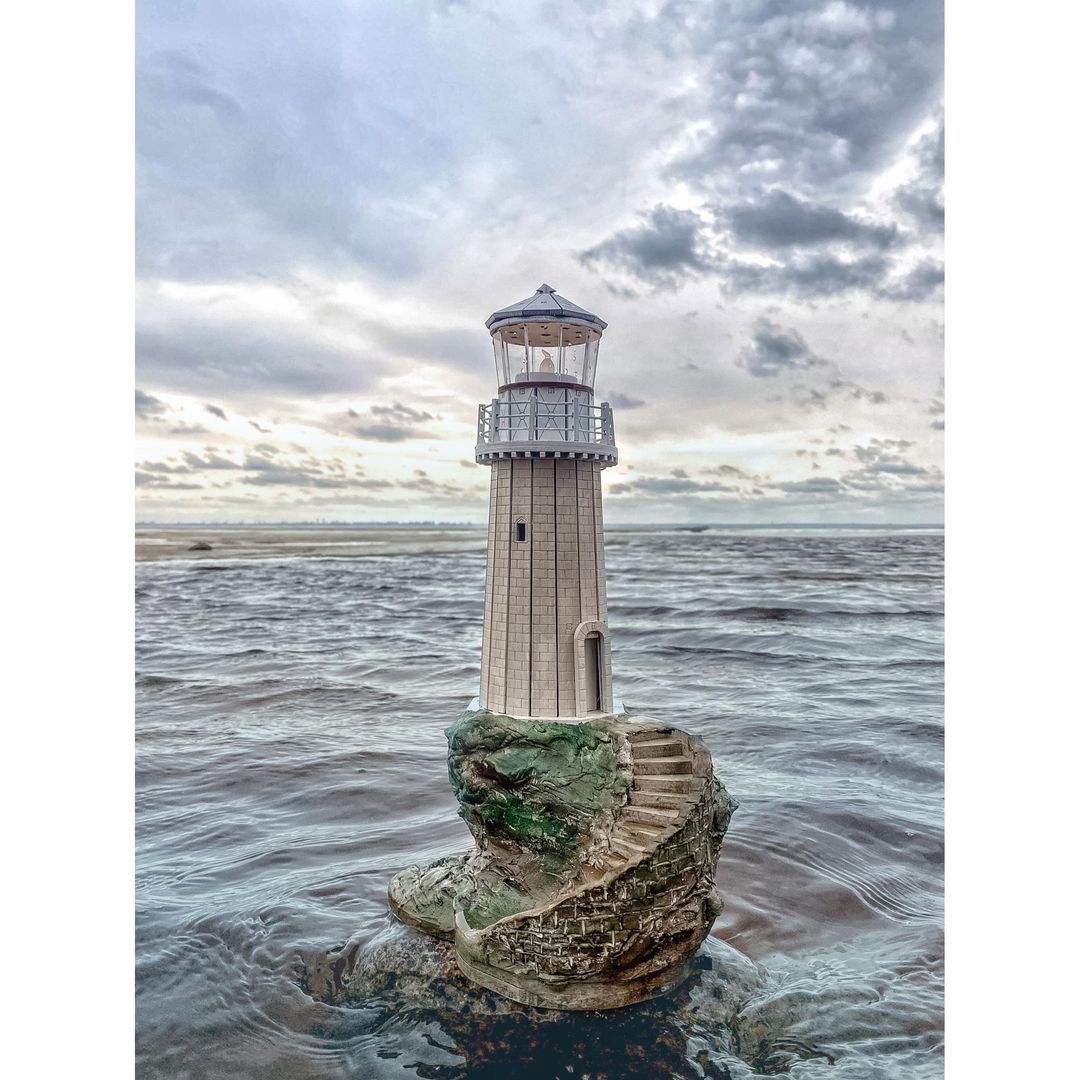 Модель сборная Маяк на скале Турлитис (Греция)