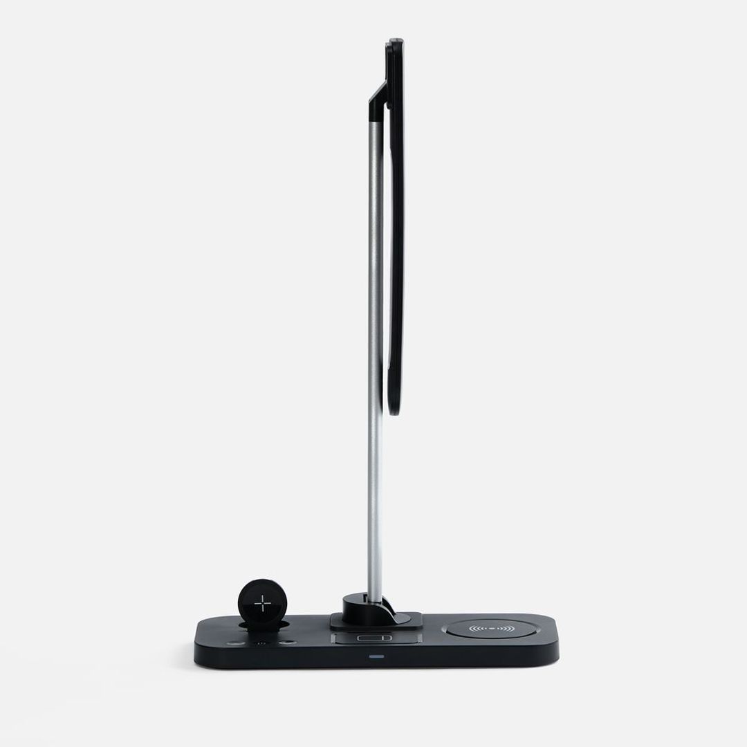 Настольная лампа с беспроводной зарядкой Power Light (черный) Настольная лампа с беспроводной зарядкой Power Light (черный)