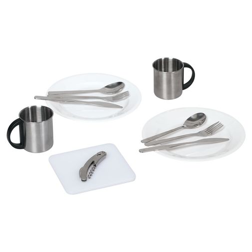 Набор для пикника Fridag на 2 персоны (темно-синий с серым)