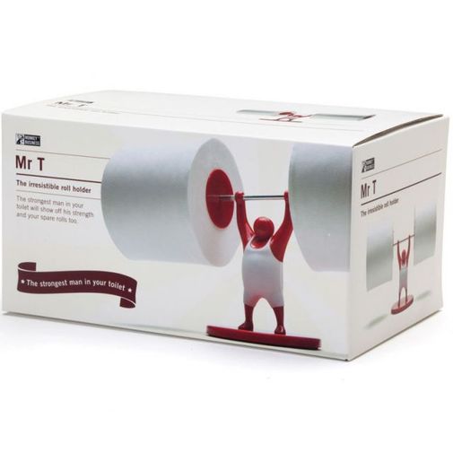 Держатель для туалетной бумаги Штангист Mr. T Держатель для туалетной бумаги Штангист Mr. T