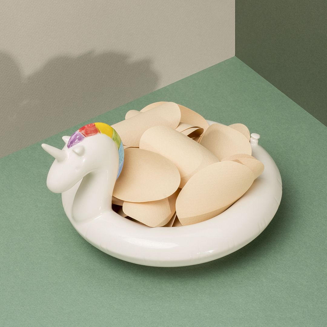 Миска сервировочная Единорог Floatie Unicorn