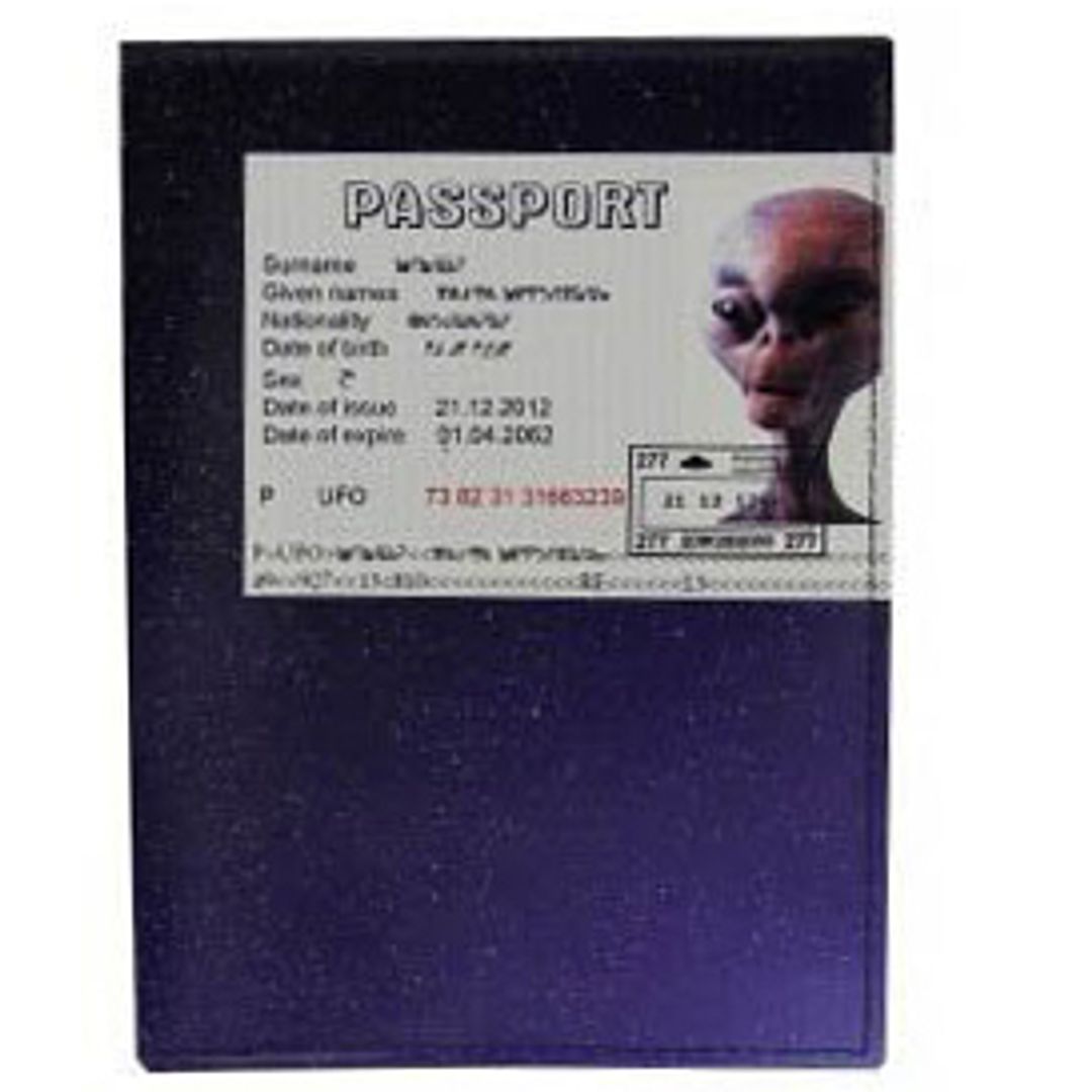 Обложка для автодокументов Пришелец UFO Обложка для автодокументов Пришелец UFO