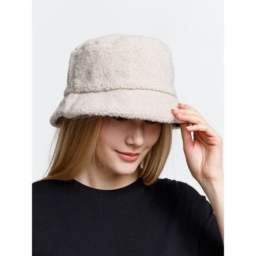 Панама Bucket двусторонняя (Темно-серая с бежевым) Панама Bucket двусторонняя (Темно-серая с бежевым)