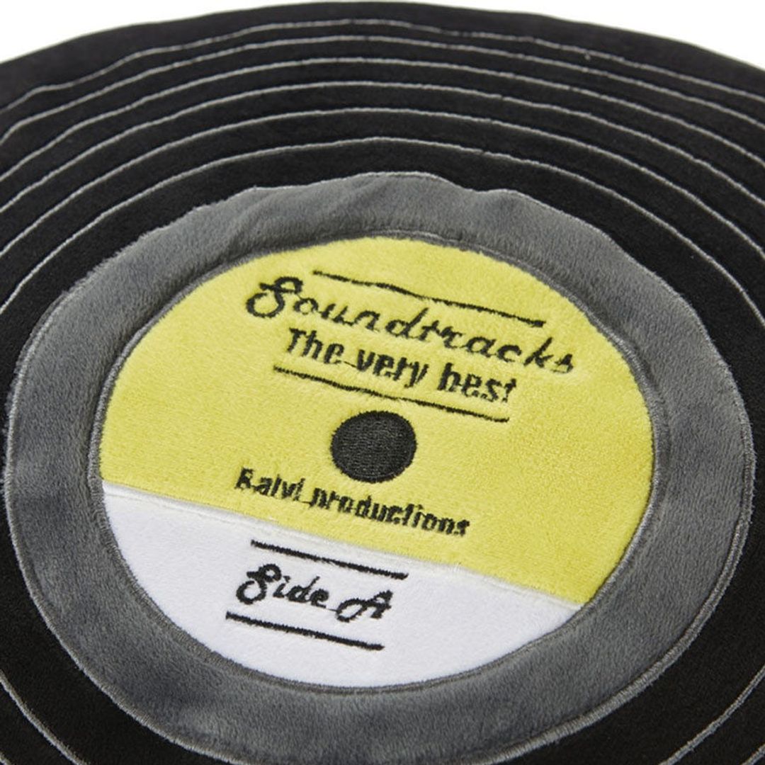 Подушка диванная Виниловая пластинка Soundtracks