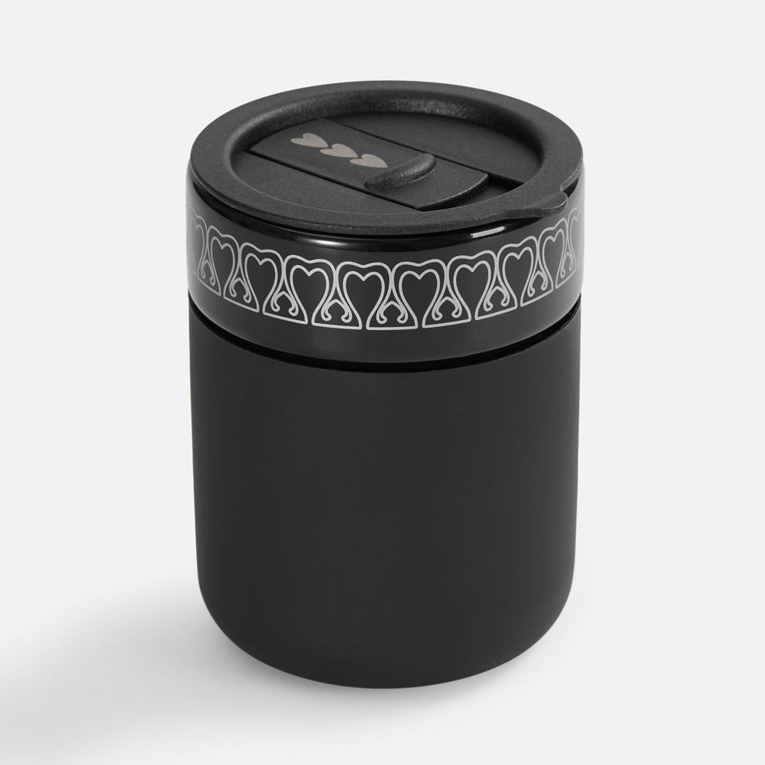 Кружка Nabo с силиконовым держателем (черный) Кружка Nabo с силиконовым держателем (черный)