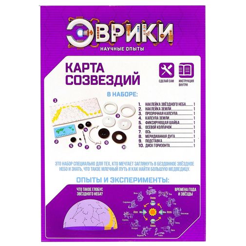 Научные опыты Карта созвездий Научные опыты Карта созвездий