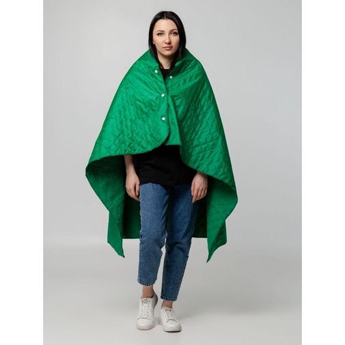 Плед-пончо для пикника SnapCoat (Зеленый) Плед-пончо для пикника SnapCoat (Зеленый)