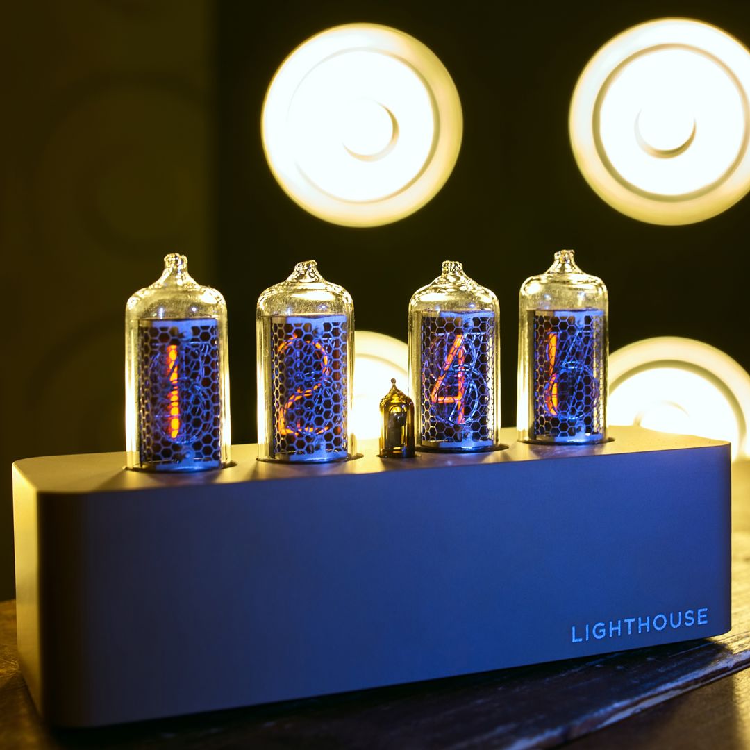 Ламповые часы Lighthouse 1.0 Black