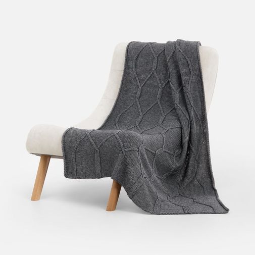 Плед Curve Verve (маренго) Плед Curve Verve (маренго)