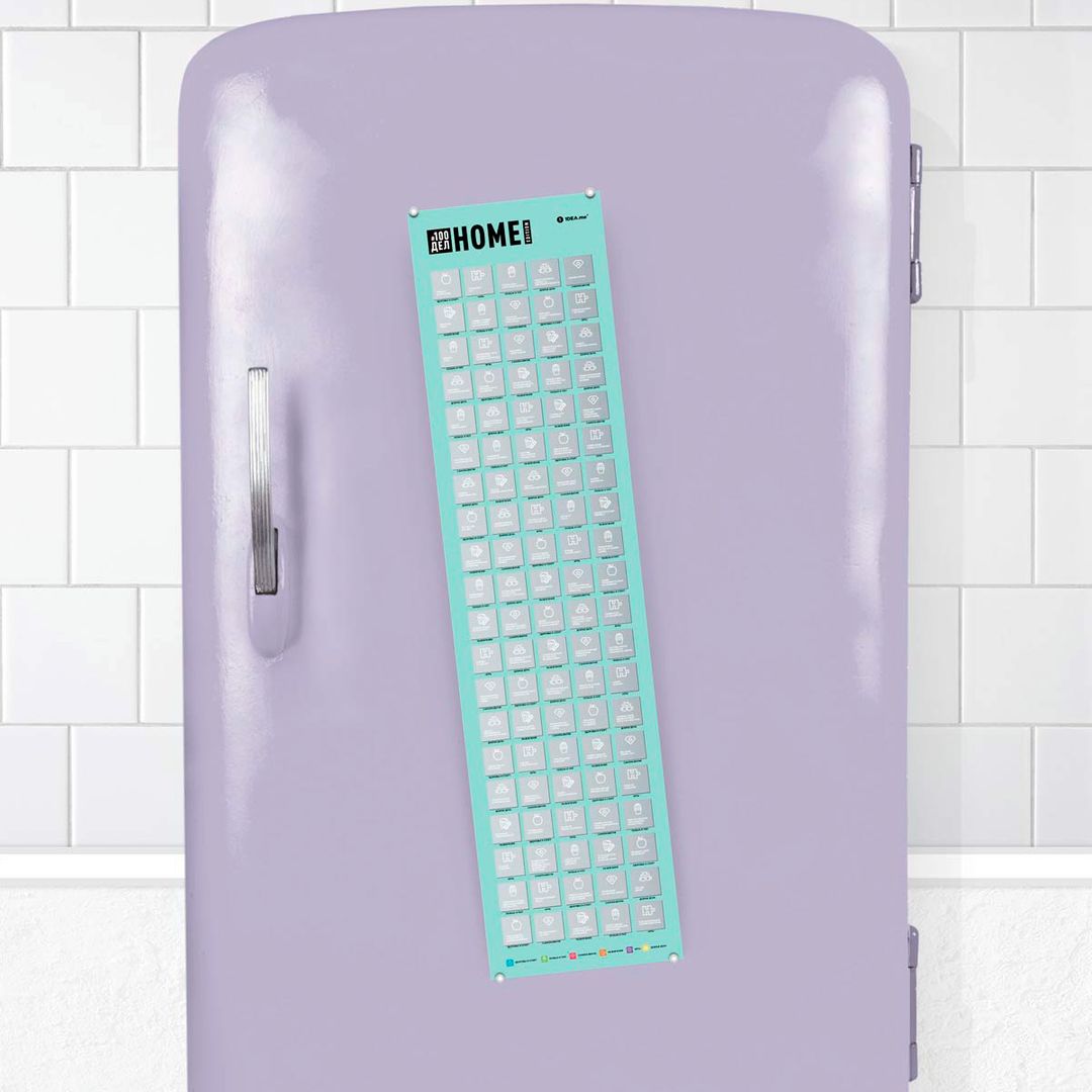 Скретч-постер 100 дел Home Edition