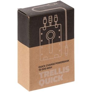Аккумулятор c быстрой зарядкой Trellis Quick 10000 мАч (Белый)