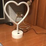 Неоновый светильник Сердце Отзыв Неоновый светильник Сердце Отзыв