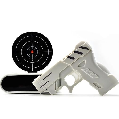 Будильник с мишенью Белый