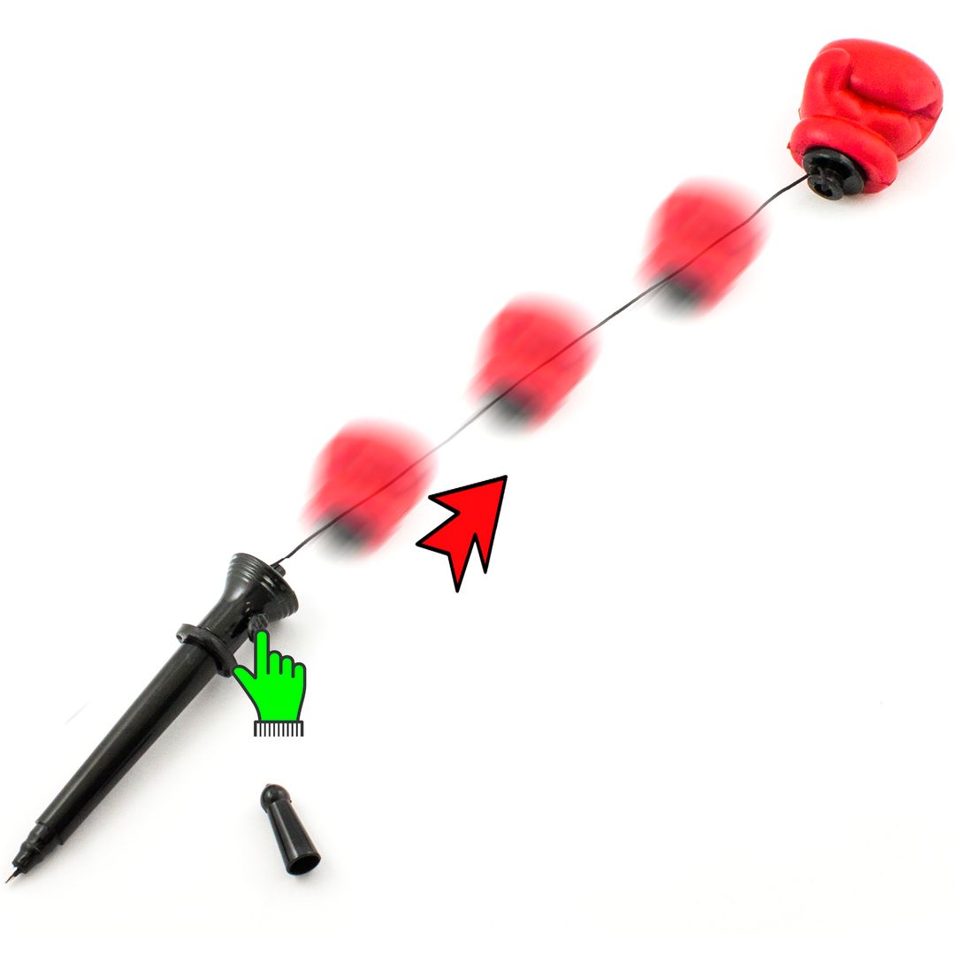 Ручка-стрелялка Боксерская перчатка Ручка-стрелялка Боксерская перчатка