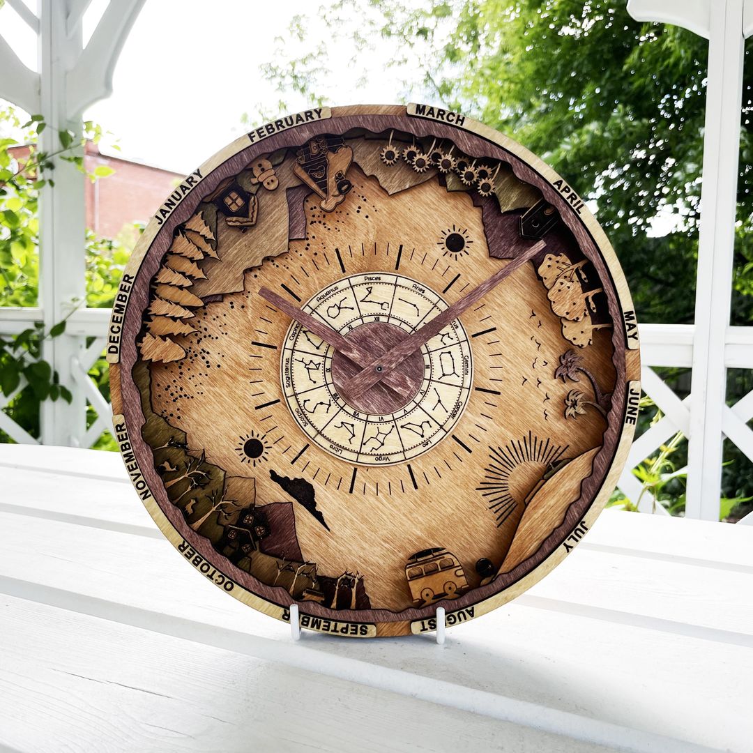 Часы настенные Времена года