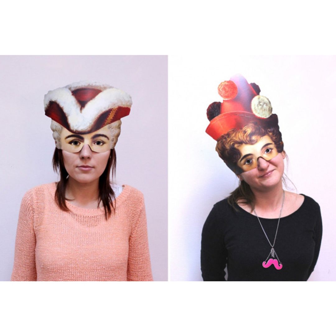 Маски Девичник Ретро (8 шт.)