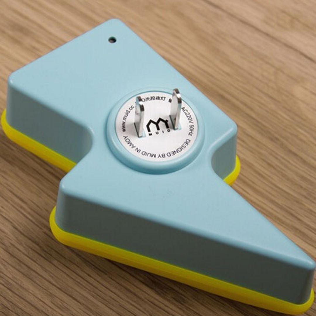 Ночник Молния (Желтый с голубым) Вилка Ночник Молния (Желтый с голубым) Вилка