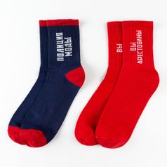 Набор мужских носков Полиция моды (2 пары)