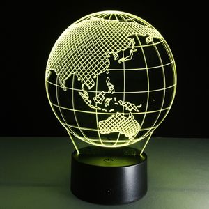3D Лампа Глобус
