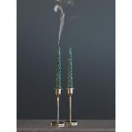 Набор из двух свечей зеленого цвета из коллекции New Year Essential, 25 см Набор из двух свечей зеленого цвета из коллекции New Year Essential, 25 см