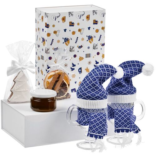 Подарочный новогодний набор Предвкушение волшебства (Синий)