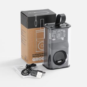 Bluetooth-колонка с подсветкой Groove (серый) Bluetooth-колонка с подсветкой Groove (серый)