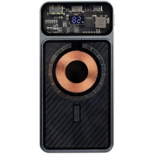 Магнитный беспроводной аккумулятор Cooper Prime 10000 мАч (Серый графит)