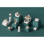 Держатель-органайзер для туалетной бумаги Bellwood (белый/натуральное дерево)