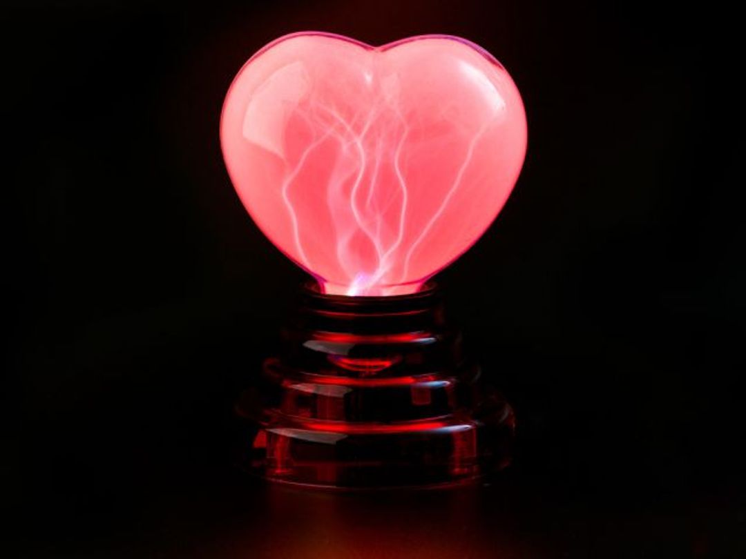 USB Плазменное Сердце Розовое