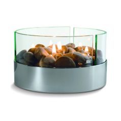 Настольный камин Magnifique с базальтовыми камнями Настольный камин Magnifique с базальтовыми камнями