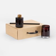 Подарочный набор Fragnola (грейпфрут и ветивер, бордовый) Подарочный набор Fragnola (грейпфрут и ветивер, бордовый)