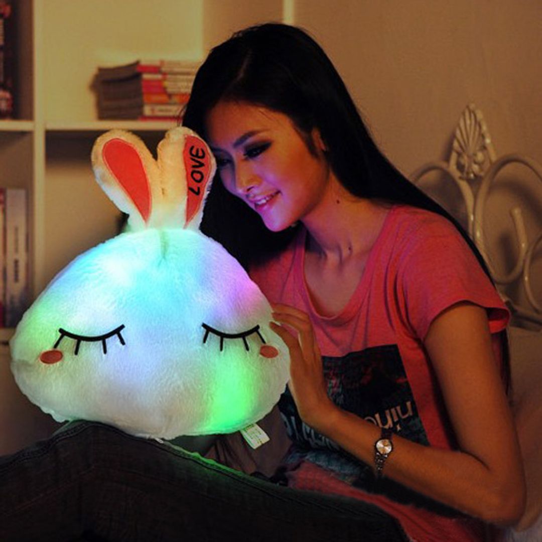 Светящаяся подушка Зайка Светящаяся подушка Зайка