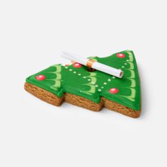 Новогоднее печенье с предсказанием Елка