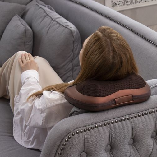 Массажёр для шеи с ИК-подогревом LuazON LEM-26