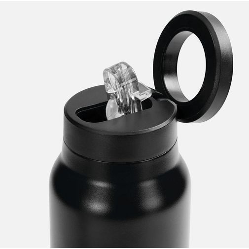 Термобутылка Magnus с магнитным держателем для телефона (черный)