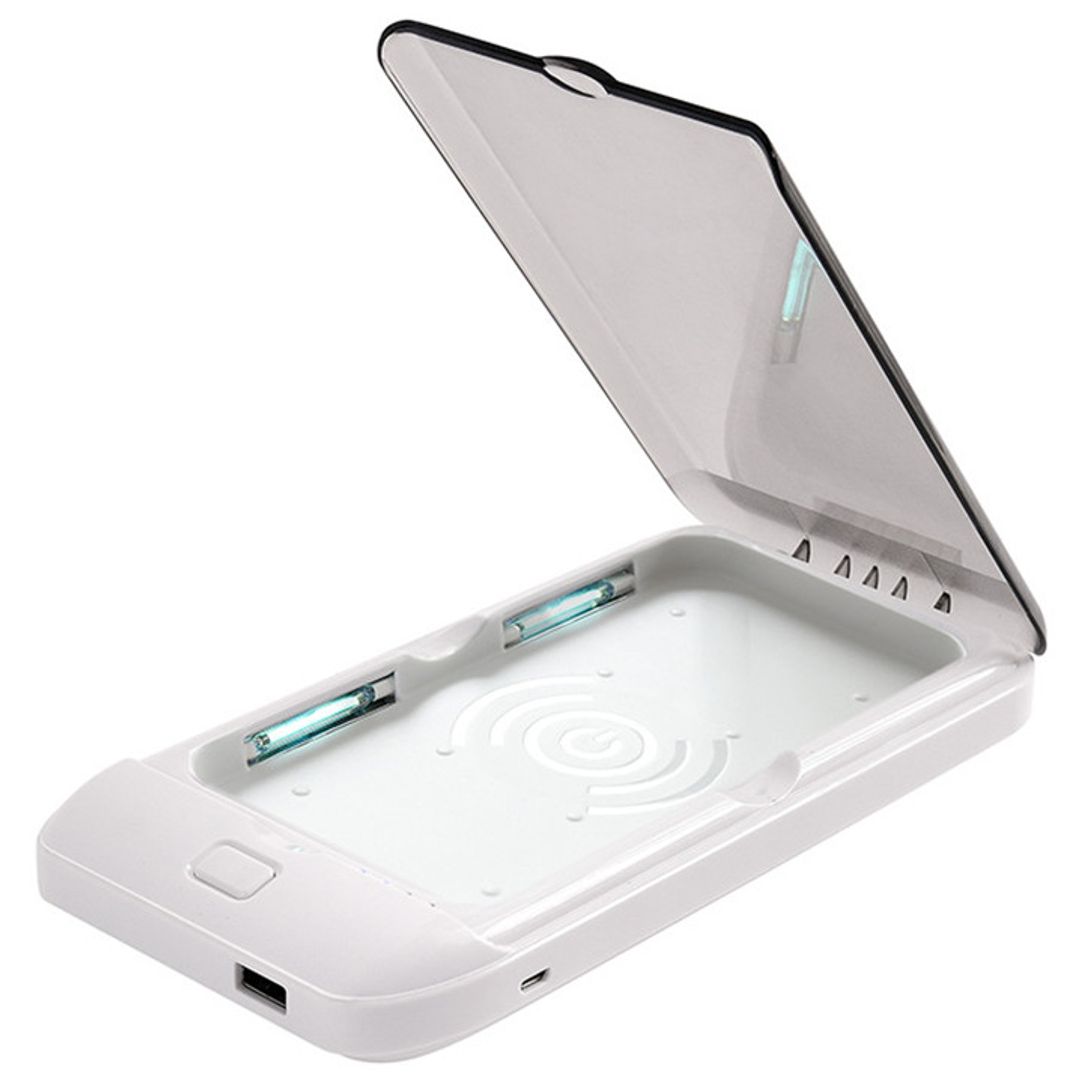 Стерилизатор для смартфона с беспроводной зарядкой UV Phone Sterilizer
