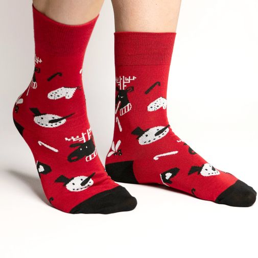 Носки Если что, там олень язык показывает