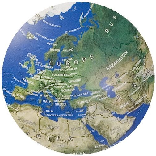 Настольный левитирующий глобус 10 см