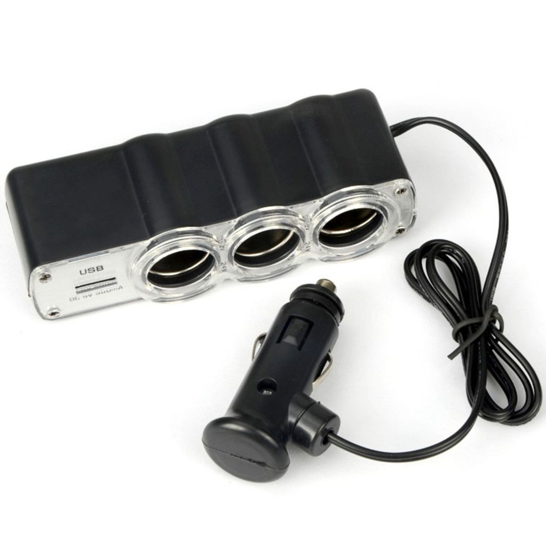 Разветвитель для прикуривателя с USB разъемом In-car Разветвитель для прикуривателя с USB разъемом In-car