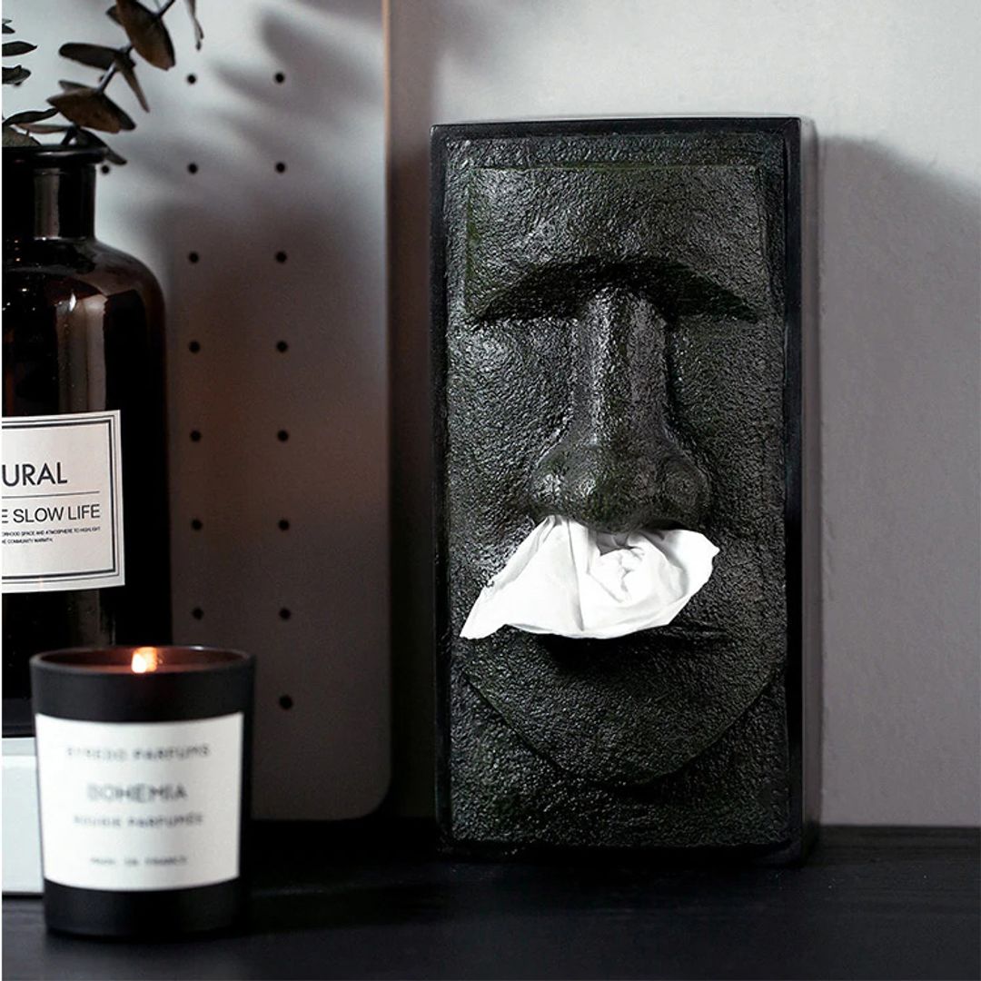 Органайзер для салфеток Статуя Моаи MOAI Органайзер для салфеток Статуя Моаи MOAI