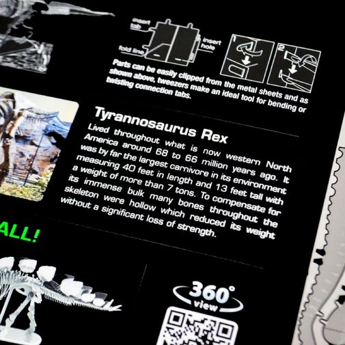 Металлический конструктор Tyrannosaurus Rex (14+)