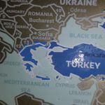 Скретч-карта мира Travel Map Holiday Lagoon World (на английском) Отзыв