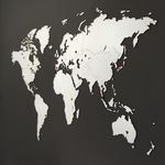 Декоративная Карта мира Wall Decoration White