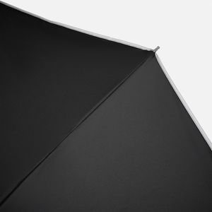 Зонт обратного сложения с ручкой-карабином Foldberry (черный)