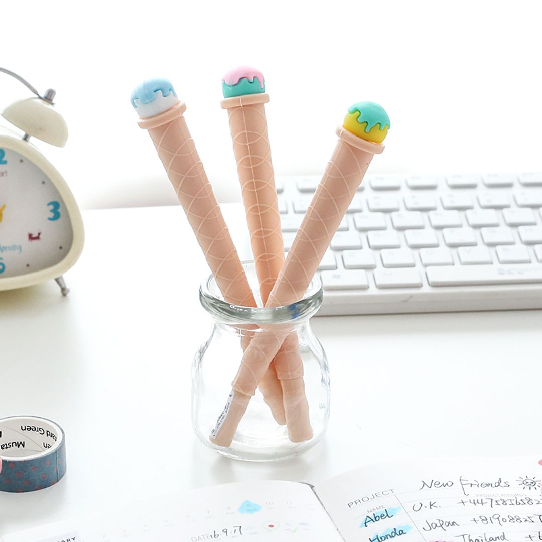 Ручки Мороженое в подставке
