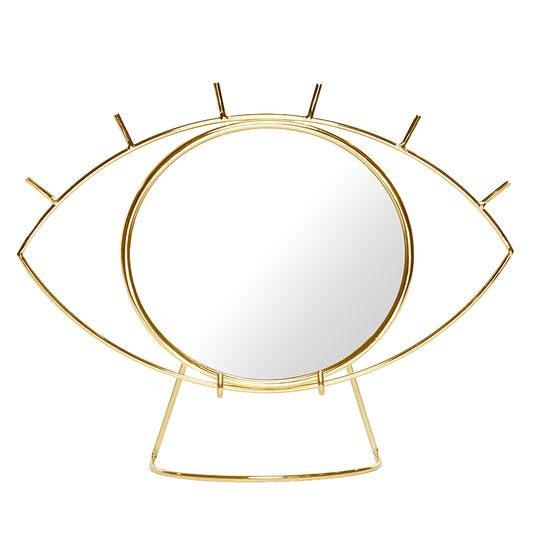                           Зеркало настольное Cyclops (Золотистый)
