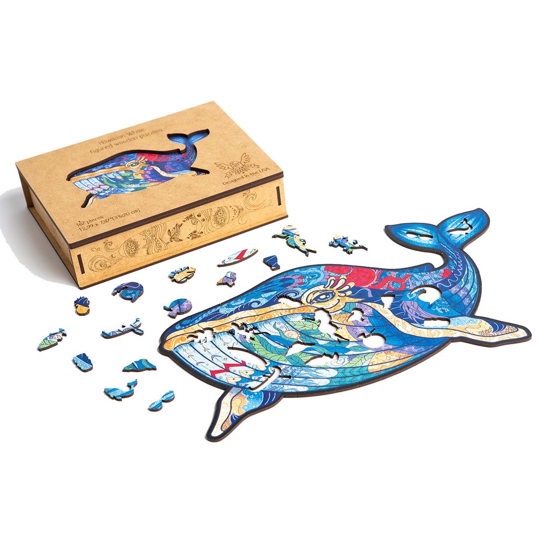 Деревянный пазл Puzzlewood Гавайский кит Деревянный пазл Puzzlewood Гавайский кит
